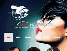 Tablet Screenshot of juvehairsalon.com